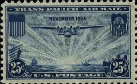 Image of Transpacific Airmail stamp, C20