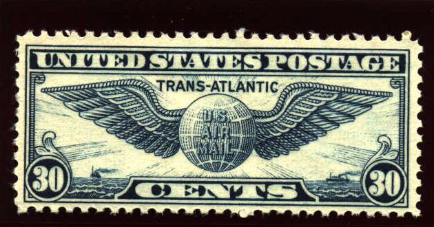 US C24 Air Mail Stamp Trans-Atlantic