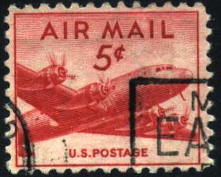 Image of Airmail stamp, C33
