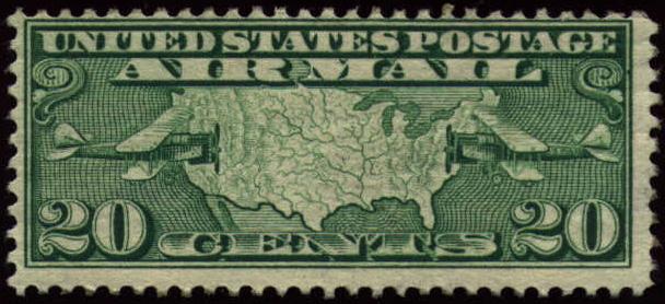 Image of Transpacific Airmail stamp, C22