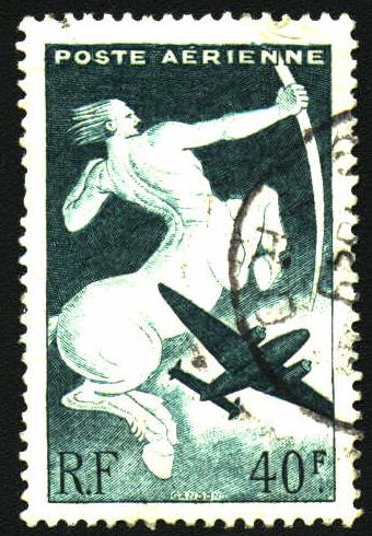 Image of 40 franc stamp