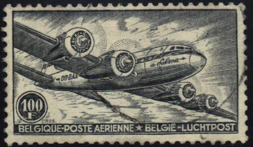 Image of Belgium airmail stamp, C11