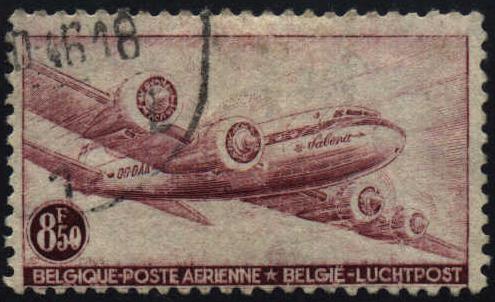 Image of Belgium airmail stamp, C8