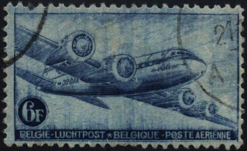 Image of Belgium airmail stamp, C9