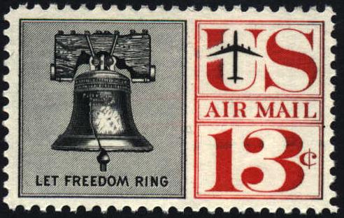Image of Airmail stamp, C62