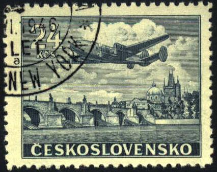 Image of airmail stamp, C25
