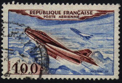 Image of French airmail stamp, C29