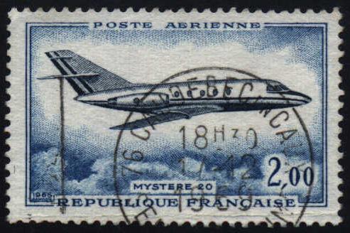 Image of French airmail stamp, C41