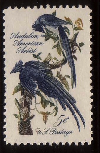 Image of the James Audubon 5 cent stamp, Scott Cat. No. 1241