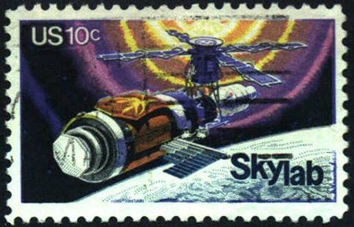 Image of the Project Skylab commemorative stamp, Scott Cat. No. 1529